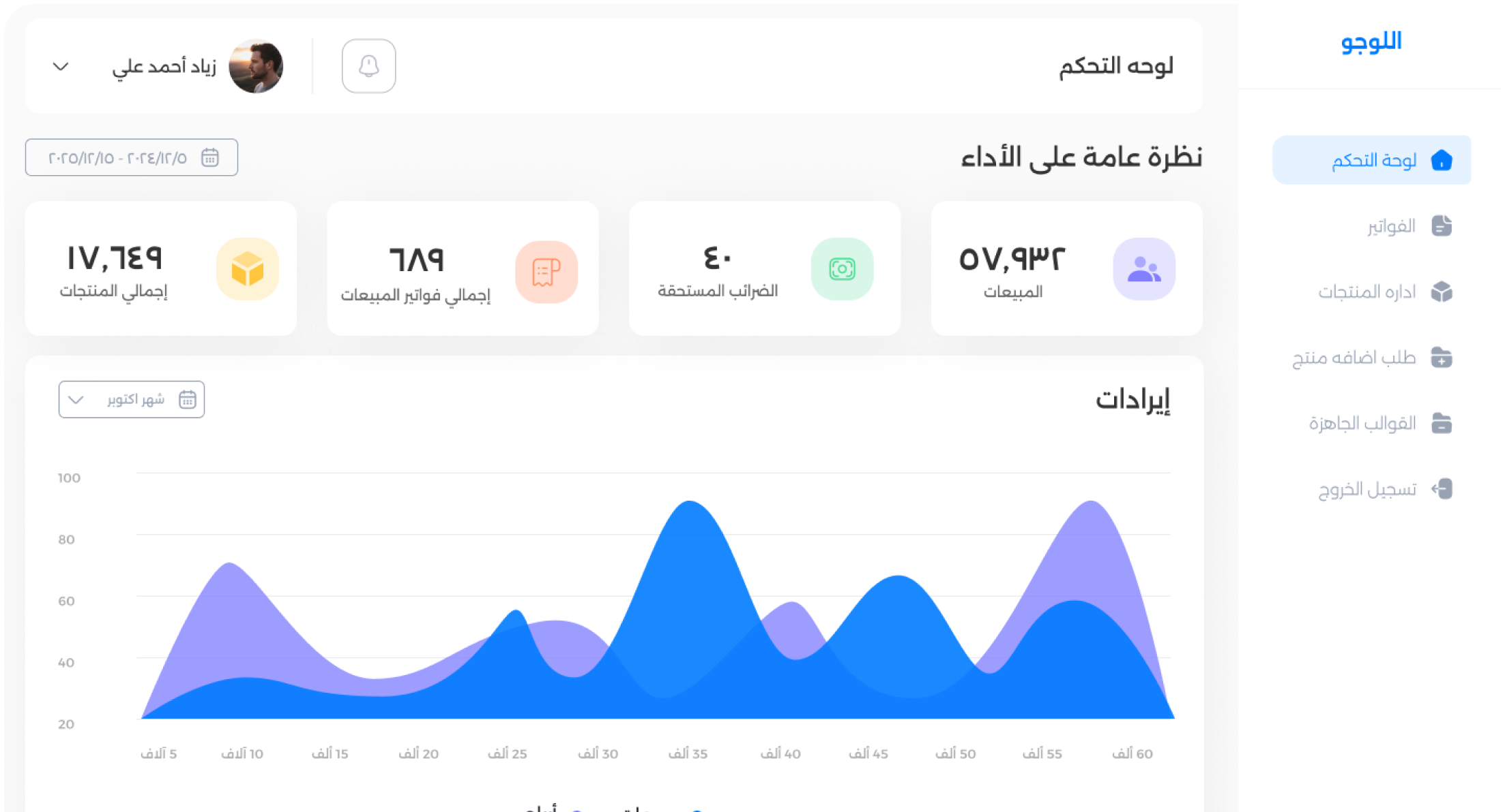 InstaTax Dashboard